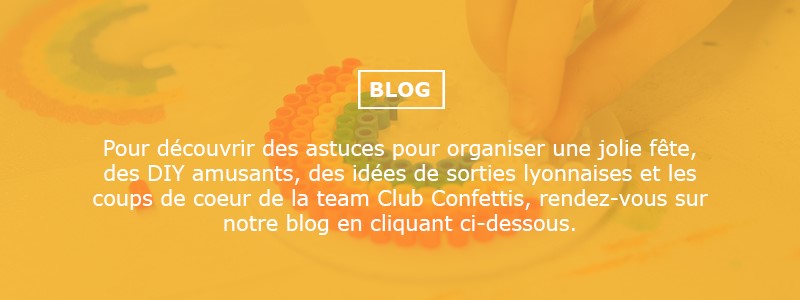 Le blog du club confettis